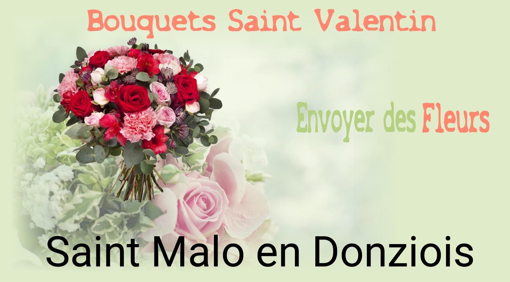 Roses de Saint-Valentin livrées à Saint-Malo-en-Donziois